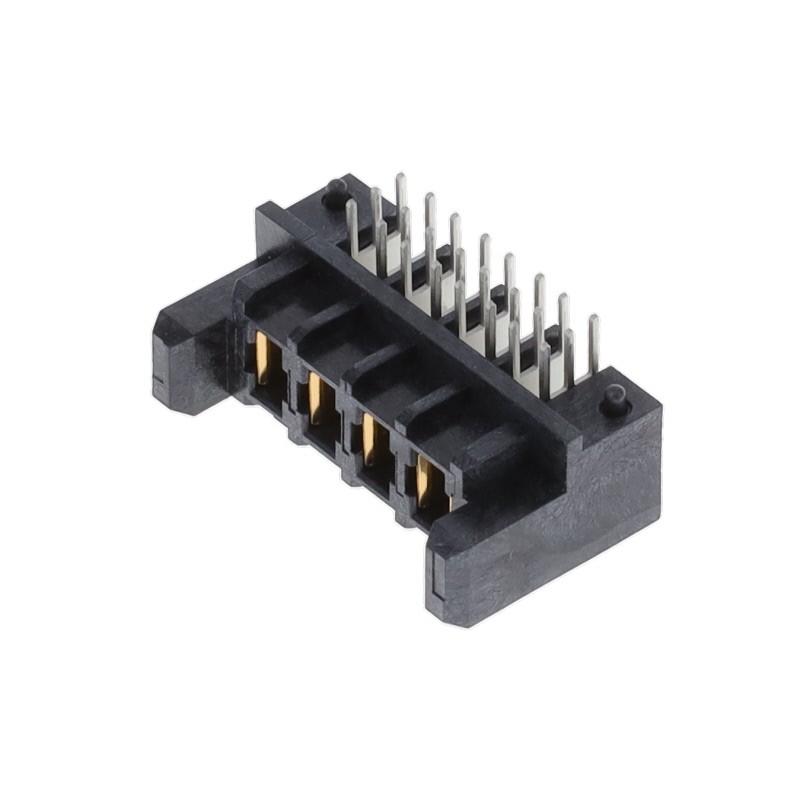 1 pcs : UPS-04-01-01-L-RA - CONN RCPT 4POS 3.81MM R/A SLDR
