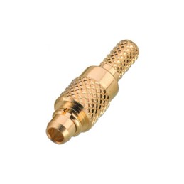 1 pcs : 66046011210320 - MMCX STRAIGHT PLUG, CRIMP TYPE F