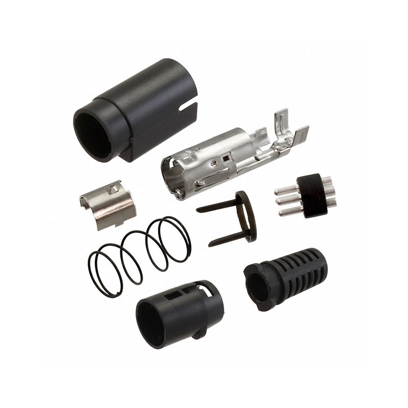 1 pcs : KPPX-4P - CONN PLUG MALE 4P SOLDER CUP