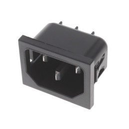 1 pcs : 6150.5520 - PWR ENT RCPT IEC320-C14 PNL SLDR