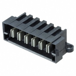 1 pcs : MPT-06-01-01-T-RA-SD - CONN HDR 6POS 5.00MM R/A SLDR