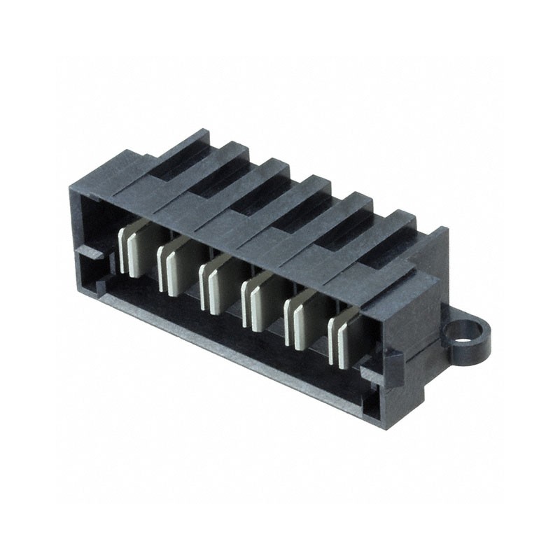 1 pcs : MPT-06-01-01-T-RA-SD - CONN HDR 6POS 5.00MM R/A SLDR