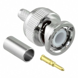 1 pcs : 5285 - CONN BNC PLUG STR 50 OHM CRIMP