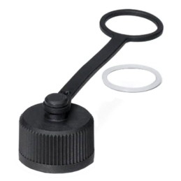 1 pcs : 1456190 - CONN SEALING COVER M12 BLACK