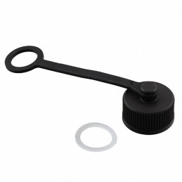 1 pcs : 1456187 - SEALING COVER M12 BLACK 5PK