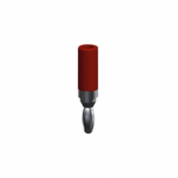 1 pcs : 6076 - CONN BANANA PLUG MINI SLDR RED