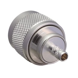 1 pcs : CONN007-3-W - CONN N PLUG STR 50 OHM CRIMP