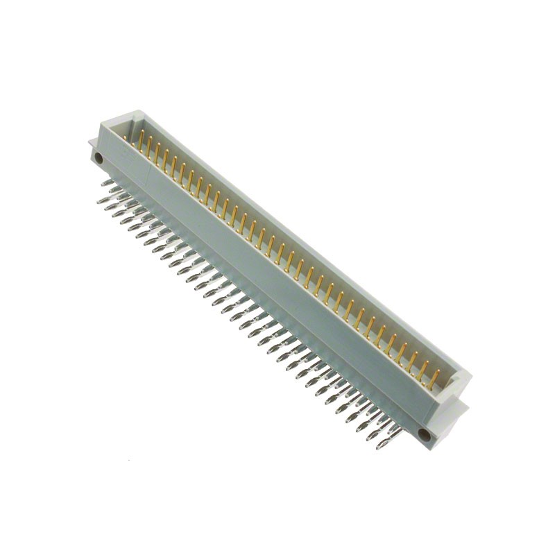 1 pcs : 216432-4 - CONN DIN PLUG 96POS PCB RA GOLD