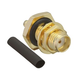 1 pcs : CONSMA014-R178-G - CONN SMA RCPT STR 50 OHM SOLDER