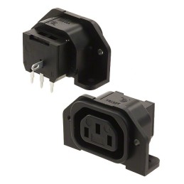 1 pcs : 6182.0033 - PWR ENT RCPT IEC320-2-2F PANEL