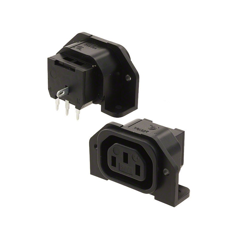 1 pcs : 6182.0033 - PWR ENT RCPT IEC320-2-2F PANEL