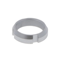 1 pcs : GEG.1S.242.LC - CONN NOTCHED NUT SILVER