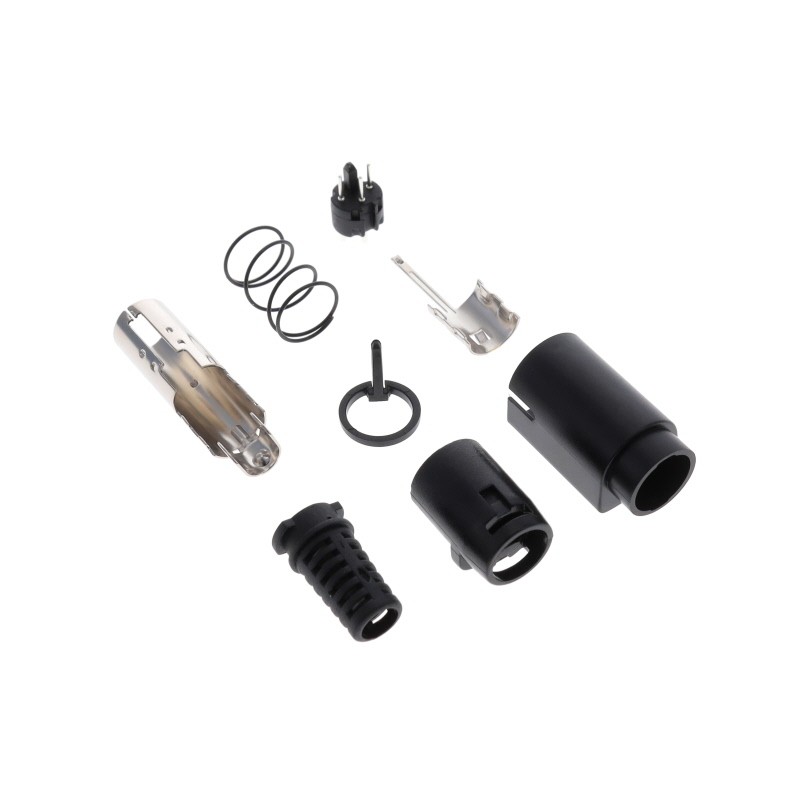 1 pcs : KMDLAX-3P - CONN PLUG MALE MINI DIN 3POS SLD