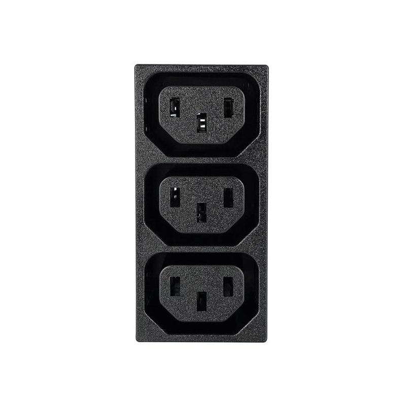 1 pcs : 742W-15/12 - PWR ENT RCPT IEC320-2-2F PNL QC