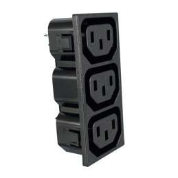 1 pcs : 742W-15/12 - PWR ENT RCPT IEC320-2-2F PNL QC