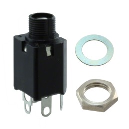 1 pcs : N113BX - CONN JACK STEREO 6.35MM PNL MNT