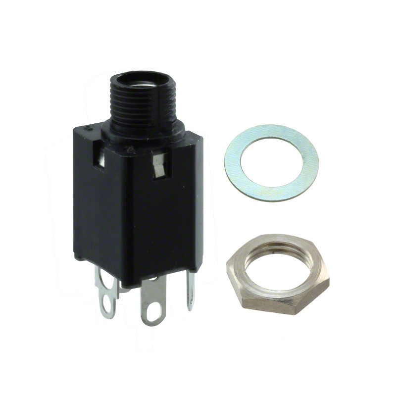 1 pcs : N113BX - CONN JACK STEREO 6.35MM PNL MNT