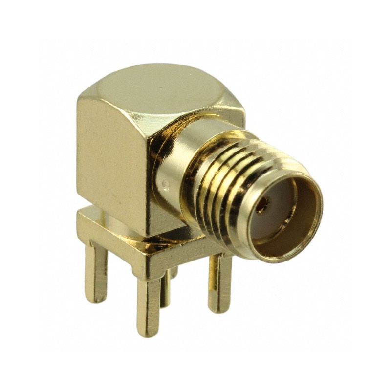 1 pcs : CONSMA002-G - CONN SMA RCPT R/A 50 OHM PCB