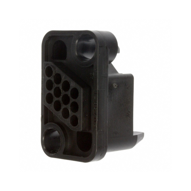 1 pcs : 211758-1 - CONN RCPT HSG DRAWER 12POS BLK