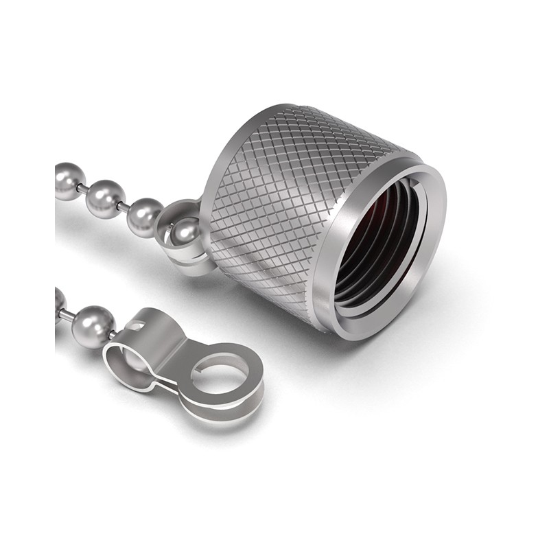 1 pcs : RFCT-TNC-CAP-GS-2 - COAXIAL CONNECTOR CAP TNC IP67 W