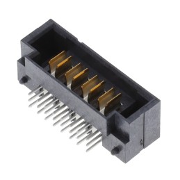 1 pcs : UPT-04-01-01-L-RA - CONN HDR 4POS 3.81MM EDGE RA SLD