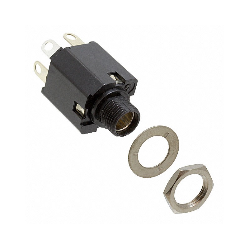 1 pcs : N114BX - CONN JACK STEREO 6.35MM PNL MNT