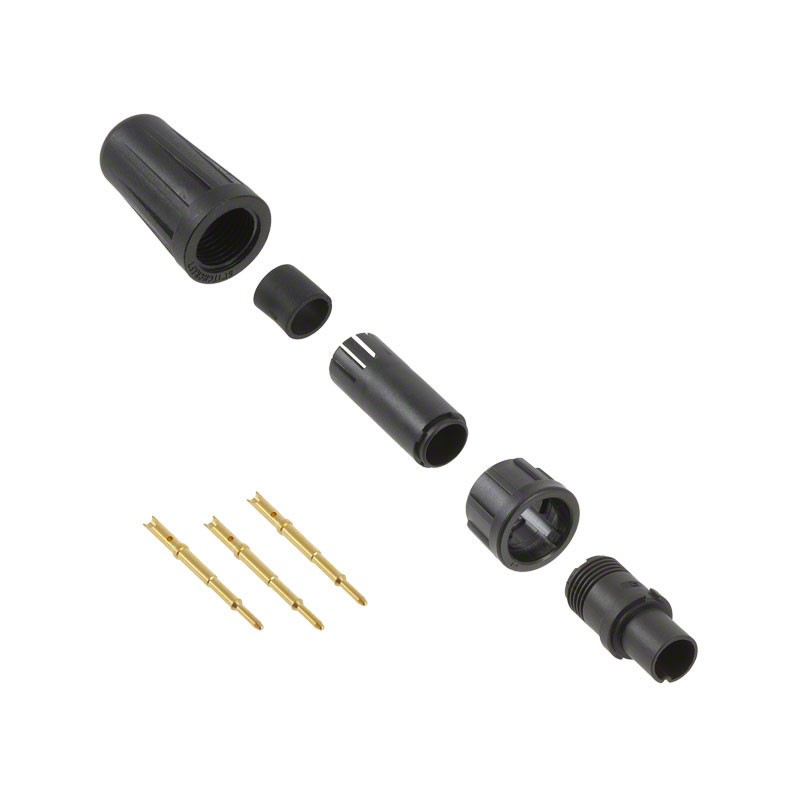 1 pcs : EN2C3M20G3 - CONN PLUG MALE 3POS GOLD CRIMP