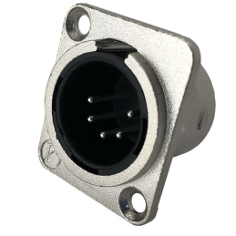 1 pcs : IO-XLR5-M-JL - CONN RCPT MALE XLR 5P SOLDER CUP