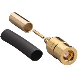 1 pcs : CONSMB007-G - CONN SMB PLUG STR 50 OHM SOLDER