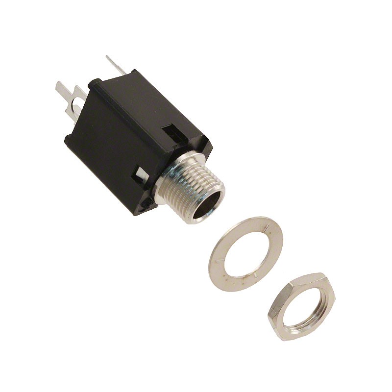 1 pcs : M112BPCX - CONN JACK STEREO 6.35MM PNL MNT