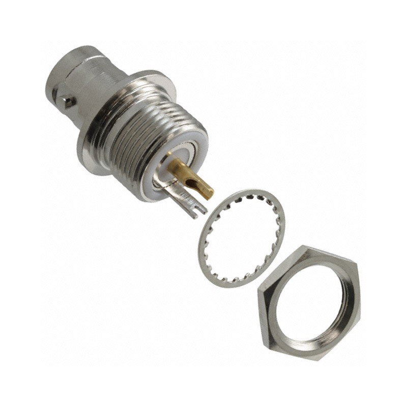 1 pcs : 6741 - CONN BNC JACK STR 75 OHM SOLDER