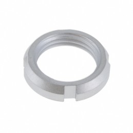 1 pcs : GEG.1S.240.LC - CONN NOTCHED NUT SILVER