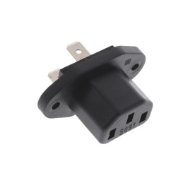 1 pcs : 6182.0007 - PWR ENT RCPT IEC320-2-2F PNL QC