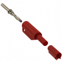 1 pcs : 72925-2 - CONN BANANA PLUG STACK MINI RED