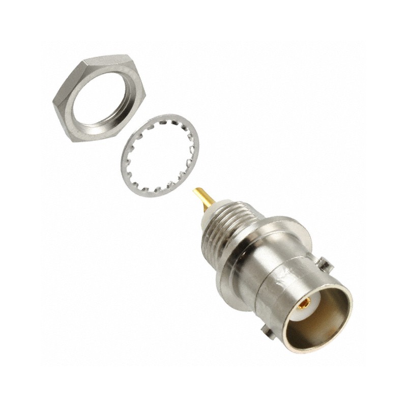 1 pcs : 4160 - CONN BNC JACK STR 50 OHM SOLDER