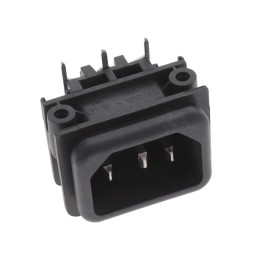 1 pcs : GSF1.0002.41 - PWR ENT RCPT IEC320-C14 PNL SLDR