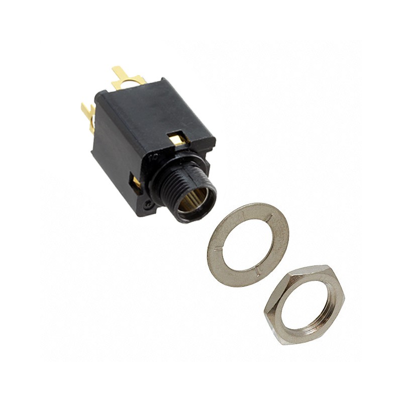 1 pcs : MN112BX - CONN JACK STEREO 6.35MM PNL MNT