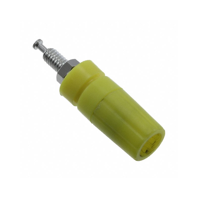 1 pcs : BU-P3760-4 - CONN BIND POST FLUTED YELLOW
