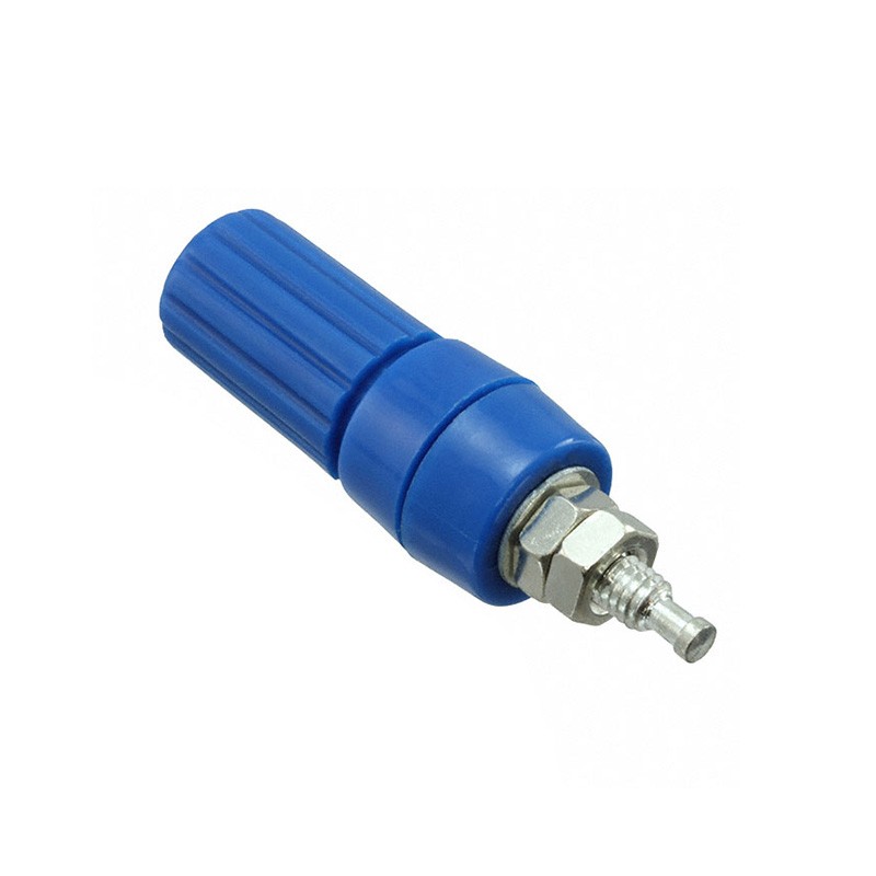 1 pcs : BU-P3760-6 - CONN BIND POST FLUTED BLUE