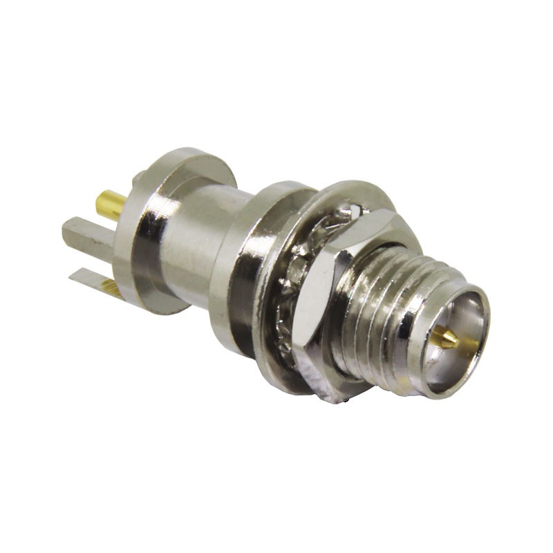 1 pcs : CONREVSMA006.062 - CONN RPSMA RCPT STR 50OHM EDGEMT