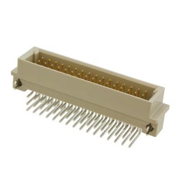 1 pcs : 7-1393644-4 - CONN DIN PLUG 48POS PCB RA GOLD