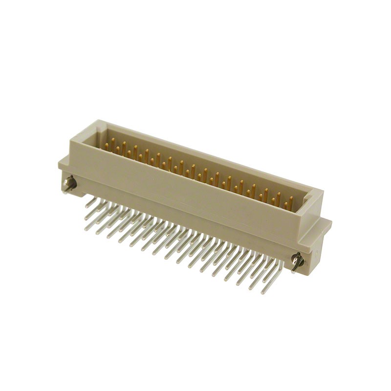 1 pcs : 7-1393644-4 - CONN DIN PLUG 48POS PCB RA GOLD