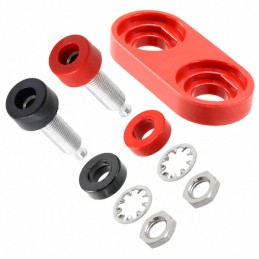 1 pcs : 2269-2 - CONN DBL BANANA JACK TURRET