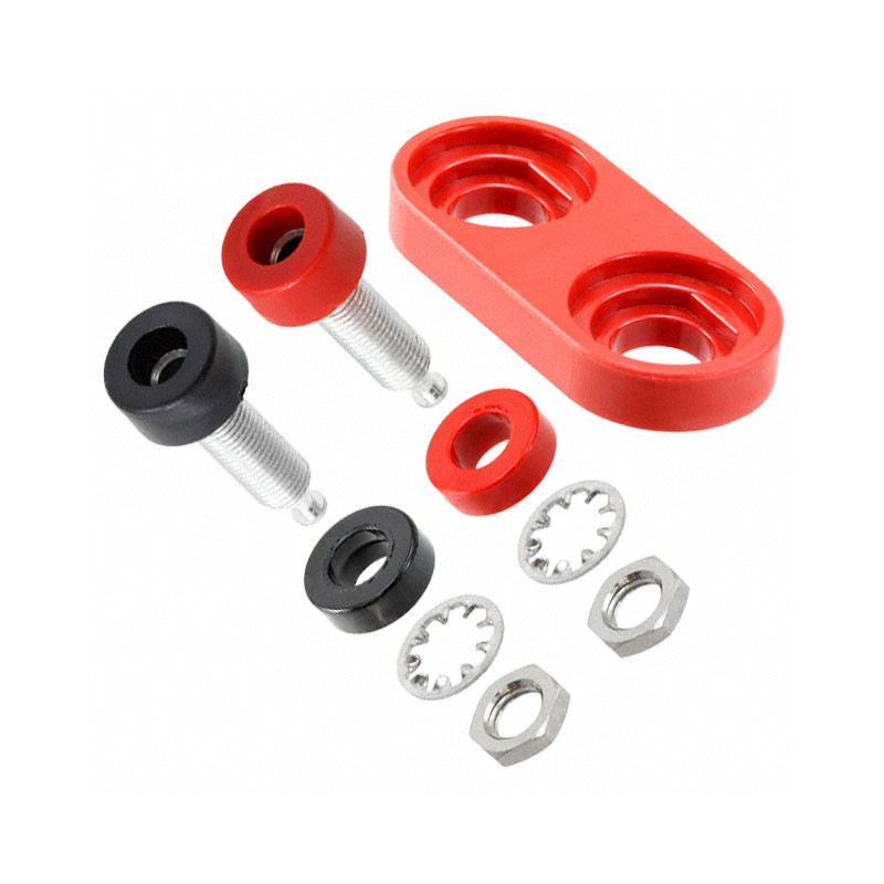 1 pcs : 2269-2 - CONN DBL BANANA JACK TURRET