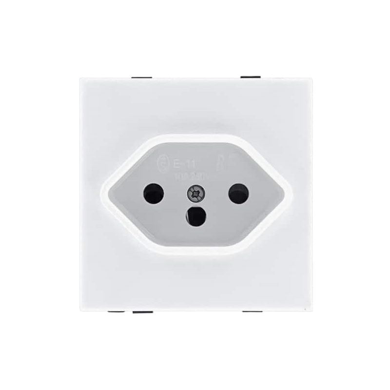 1 pcs : 741W-D/02 - SNAP-IN SWITZERLAND OUTLET RECEP
