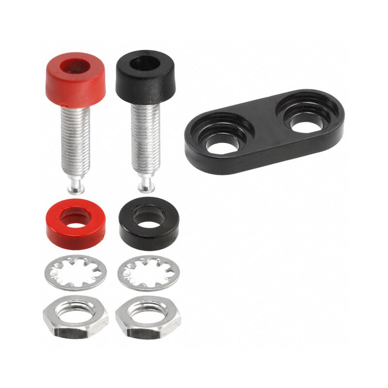 1 pcs : 2269-0 - CONN DBL BANANA JACK TURRET