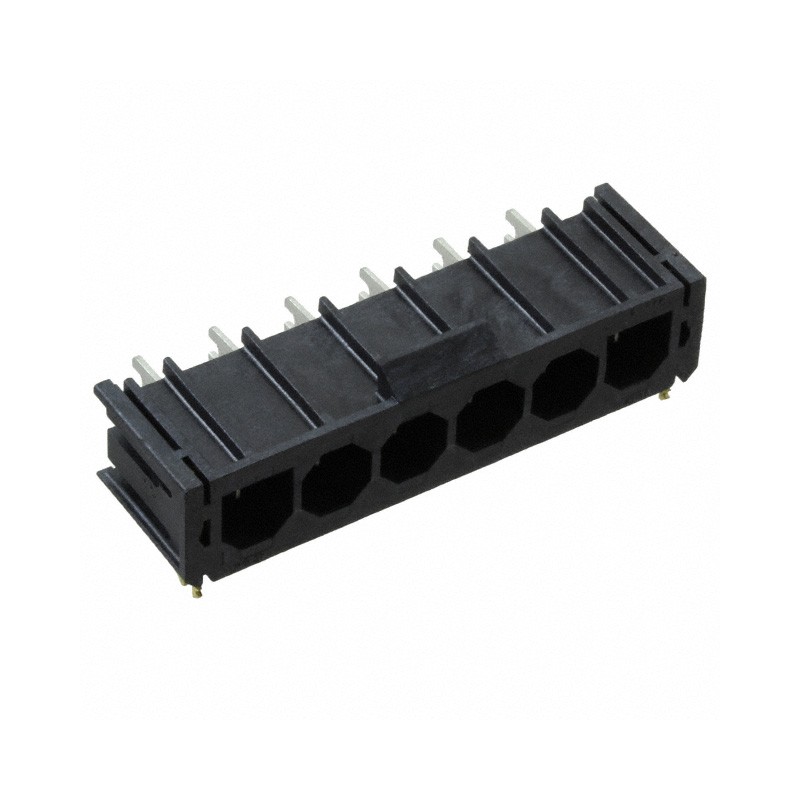 1 pcs : 1720430606 - CONN HDR 6POS 7.50MM R/A SLDR