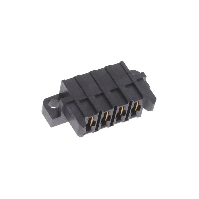 1 pcs : MPS-04-01-01-L-RA-SD - CONN RCPT 4POS 5.00MM R/A SLDR