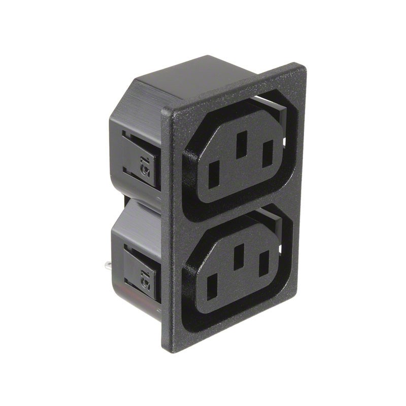 1 pcs : 0909.0001 - PWR ENT RCPT IEC320-2-2F PANEL