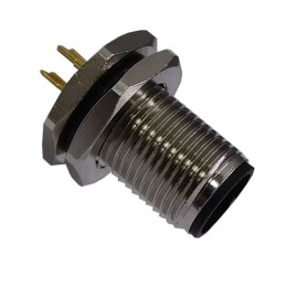 1 pcs : SS-12000-003 - CONN RCPT MALE 4POS GOLD SOLDER